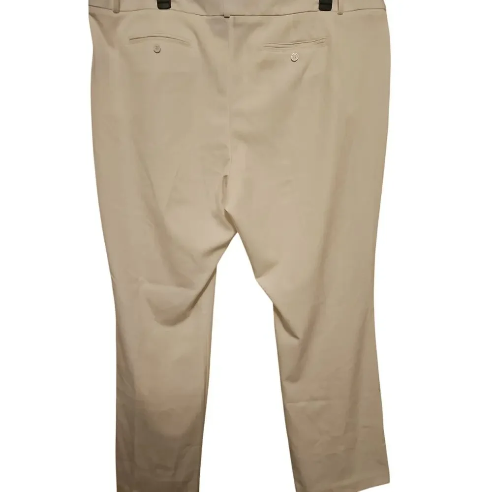 Worthington Modern Fit Women's‎ Dress Pant Wide Leg Size 24W Ivory